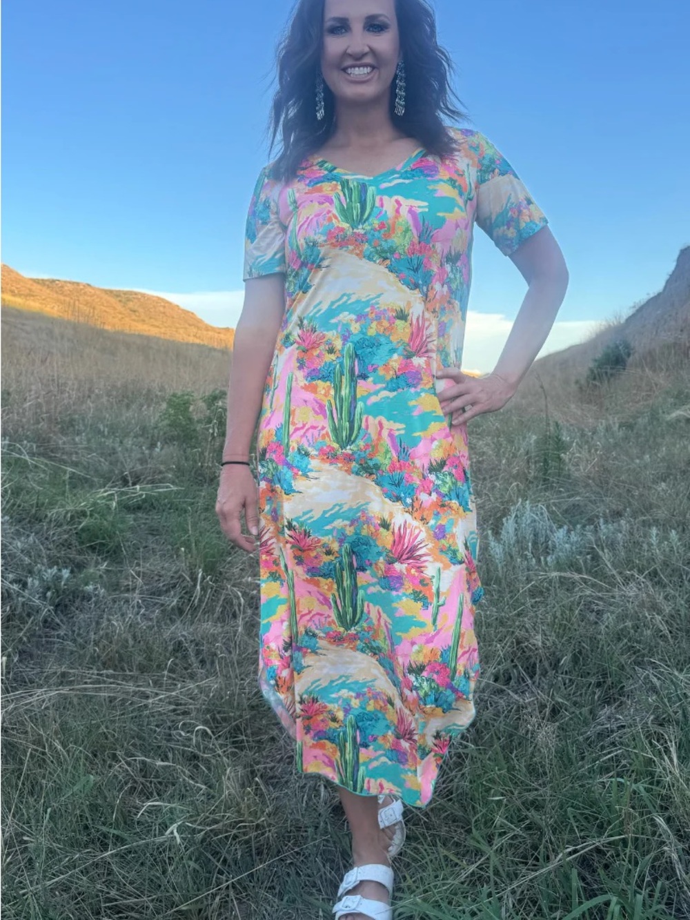 Painted Desert Maxi Dress